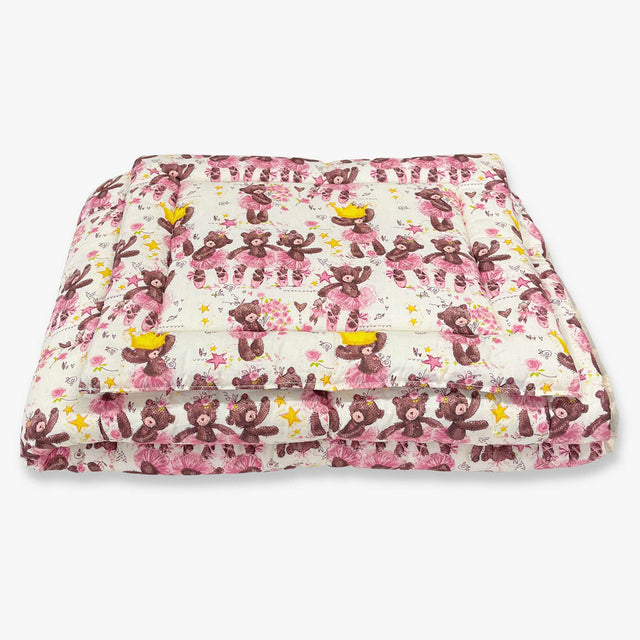 Gyerek Antiallergén Ágynemű garnitúra - Pink Macis