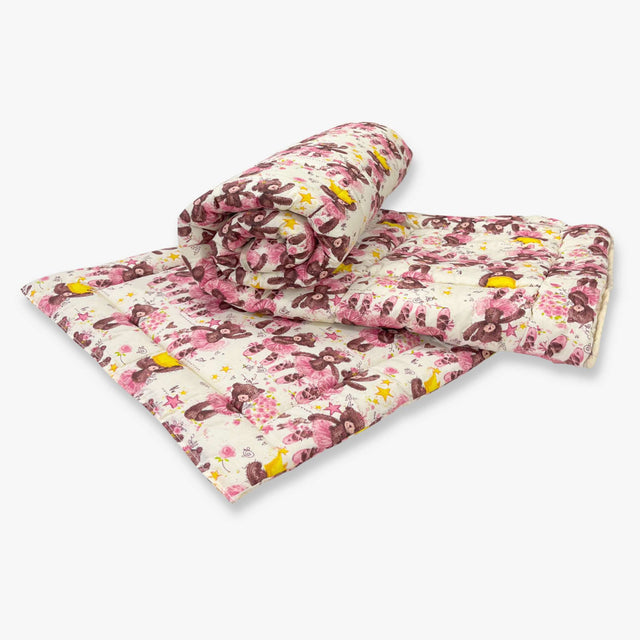 Gyerek Antiallergén Ágynemű garnitúra - Pink Macis