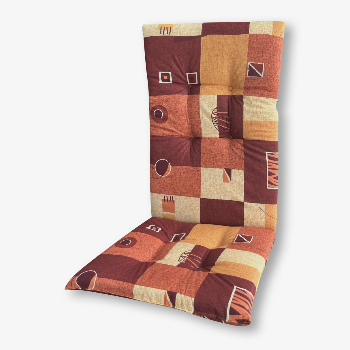 Háttámlás ülőpárna 40×100 cm Barna