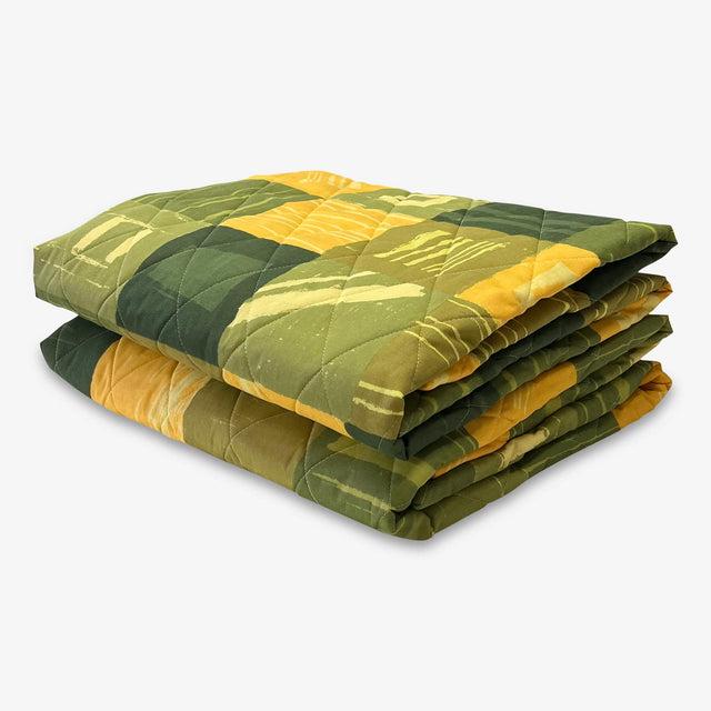 Hintaágy párna huzat (szettben) / Zöld-új