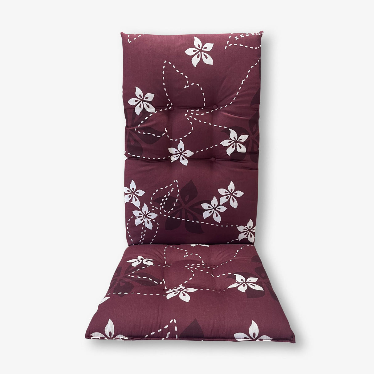 Háttámlás ülőpárna 50×120 cm Padlizsán