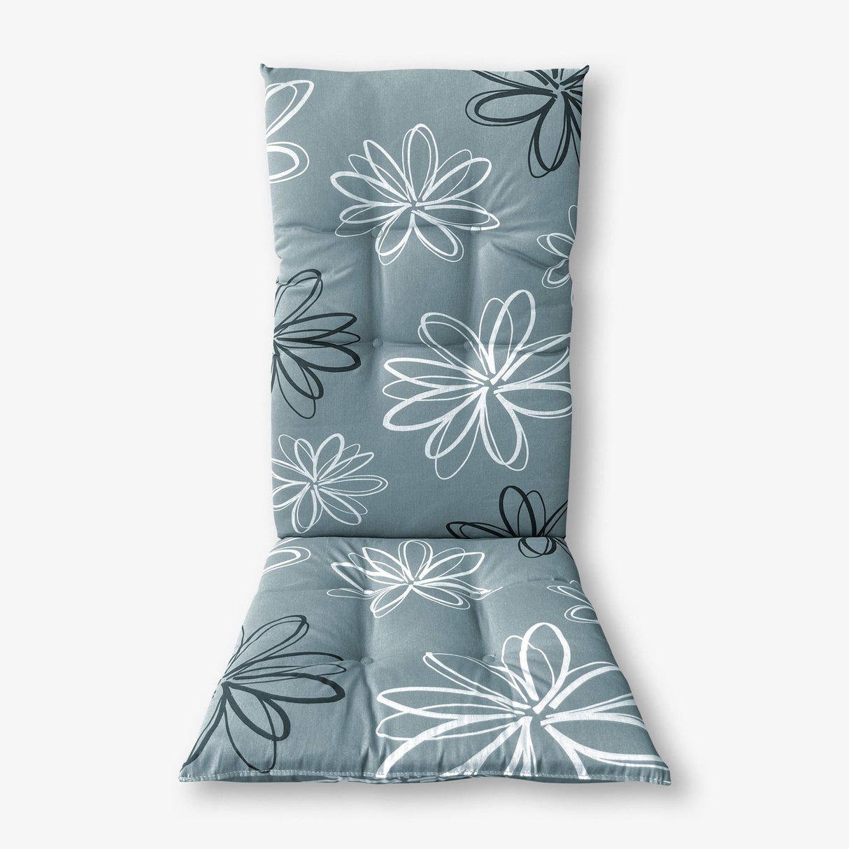 Háttámlás ülőpárna 50×120 cm Virágos minta 2