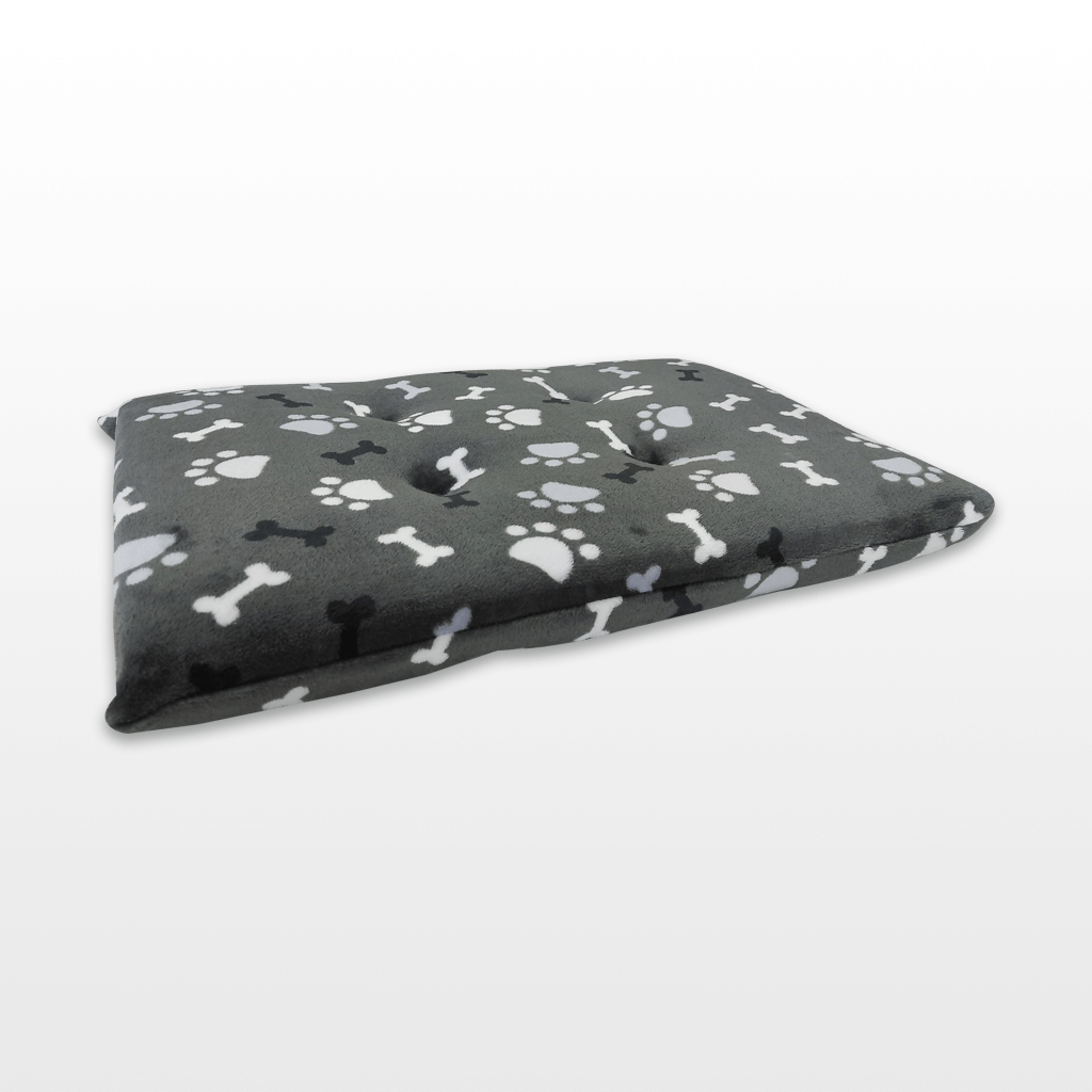 Kutyapárna Közepes – Szürke alapon tappancsos "Mikropolár"
