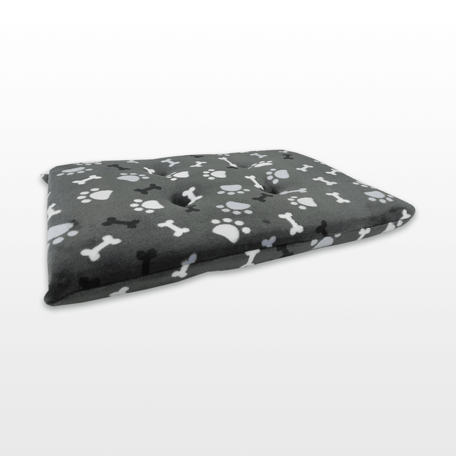 Kutyapárna Közepes – Szürke alapon tappancsos "Mikropolár"