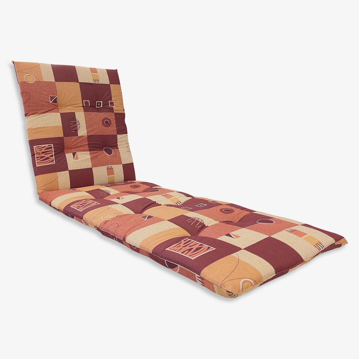 Napozóágy párna 190×60 cm Barna