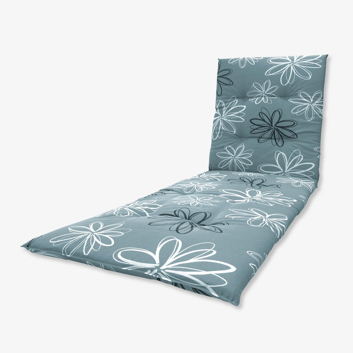 Napozóágy párna 190×60 cm Virágos Minta 2