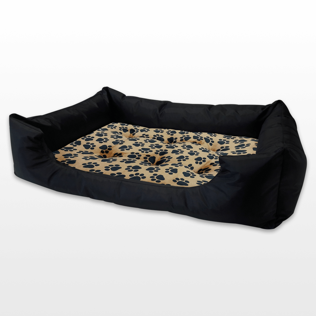 Kutyafekhely Nagy – Barnatappancsos 100% Mikropolár párnával