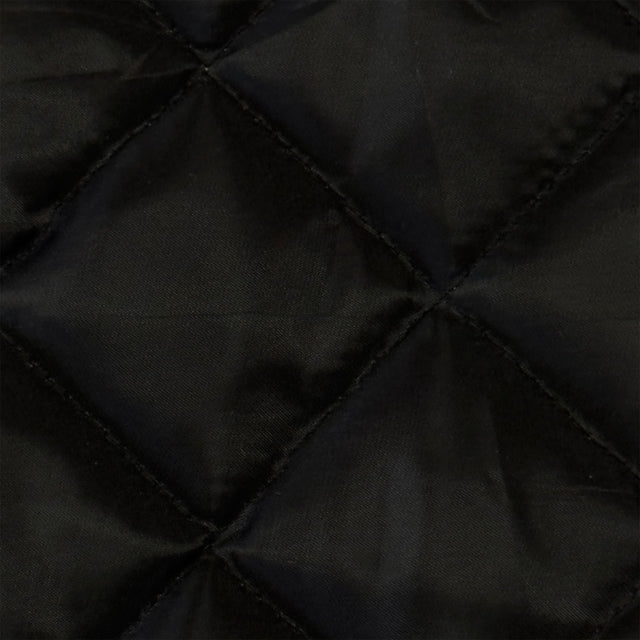 Steppelt méterárú / Fekete / Bélésselyem / 100% Poliészter huzatanyag