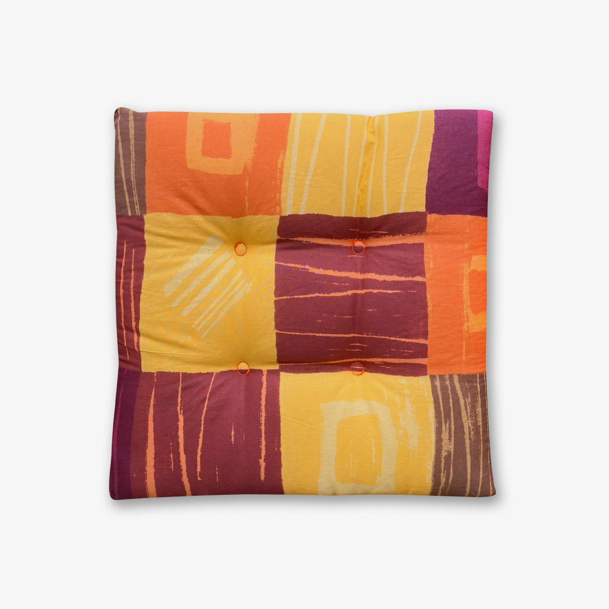 Ülőpárna 40×40 cm / Narancs-zöld