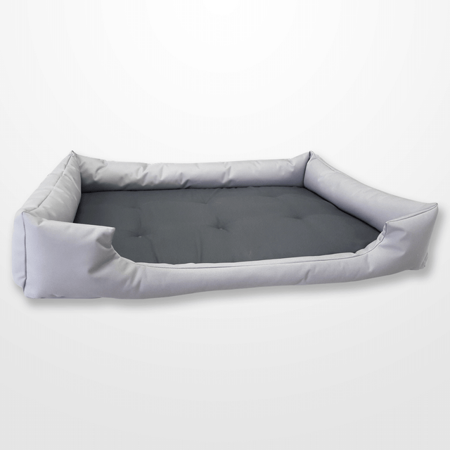 világos és sötét szürke kutyafekhely