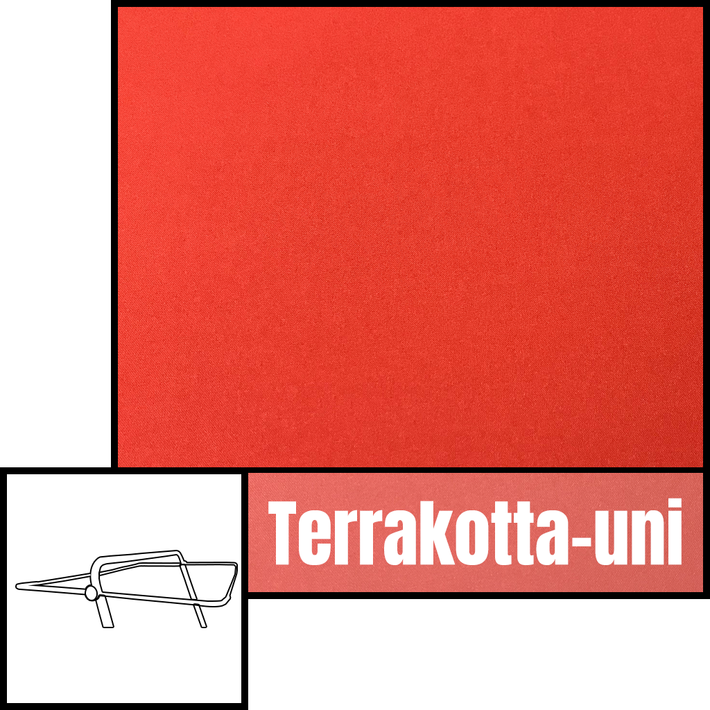 terrakotta színű hintaágy tető huzat