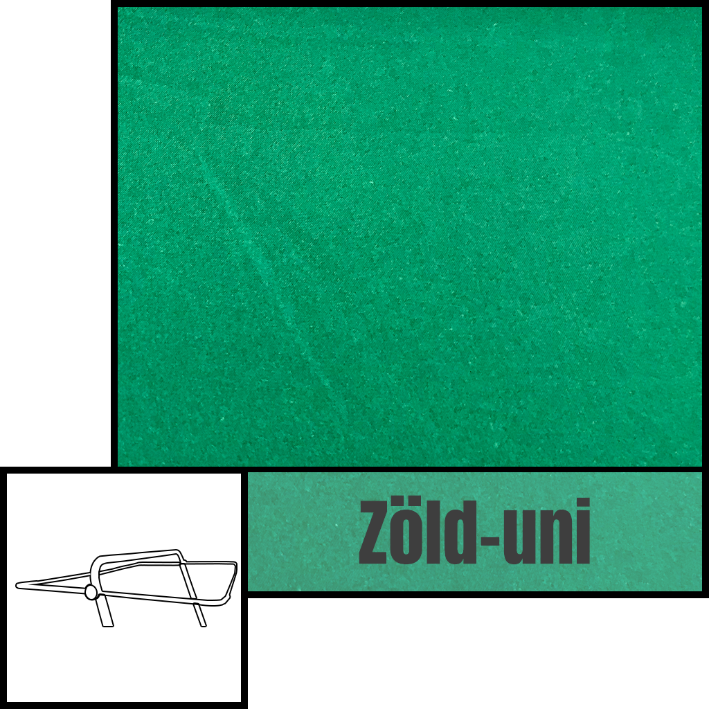 zöld hintaágy tető huzat