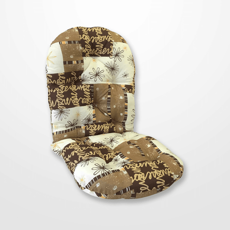 barna és bézs színű jazz fotel párna