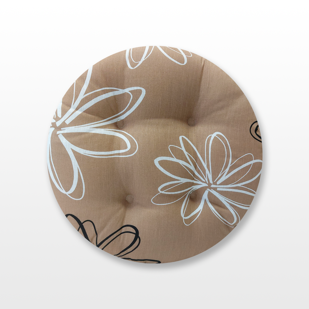 Kör Ülőpárna 40×40 Virágos Minta 1