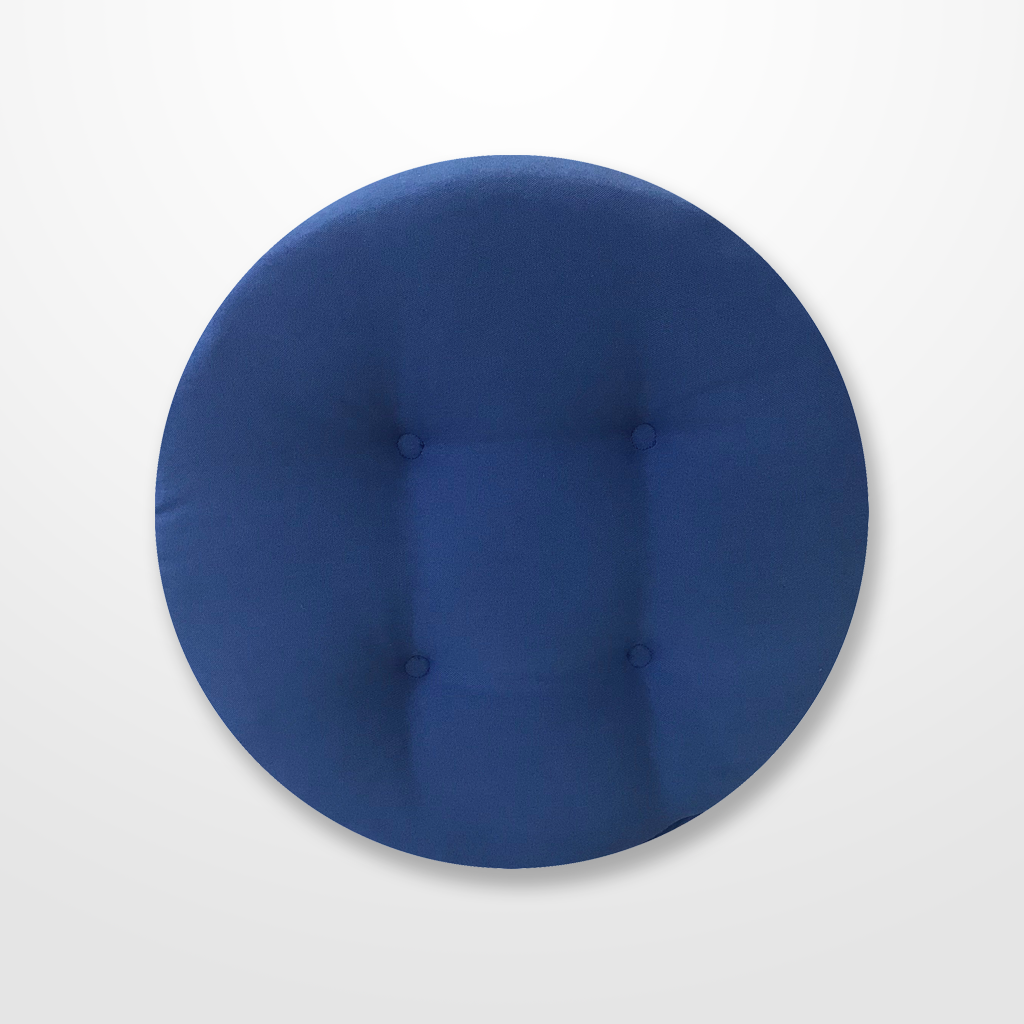 egyszínű sötétkék ülőpárna