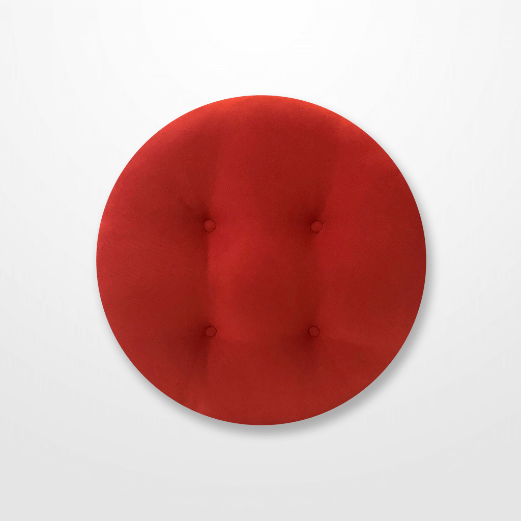 piros kör ülőpárna