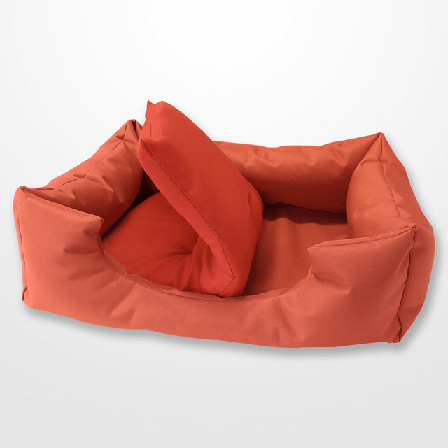 narancs színű bélelt fekhely