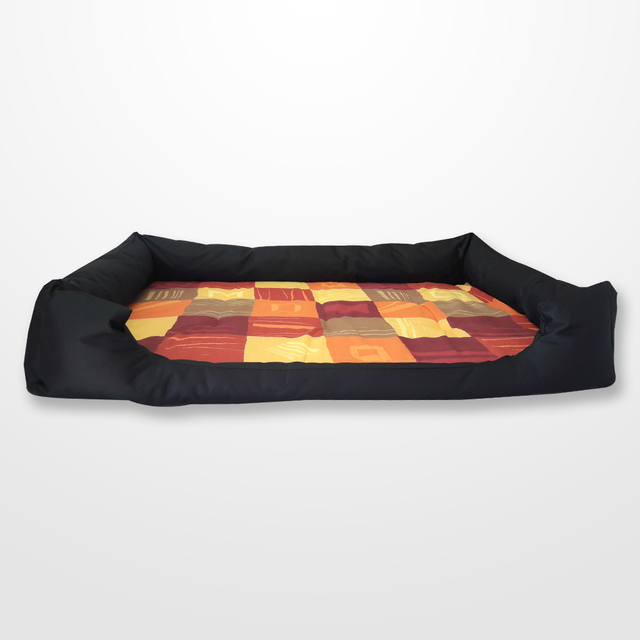 nagyméretben kockás kutyafekhely