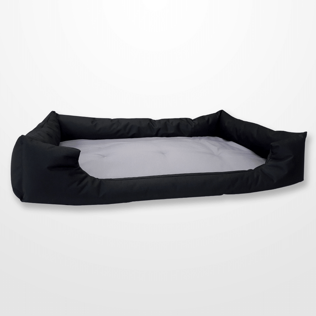 Szürke kutyafekhely uni párnával