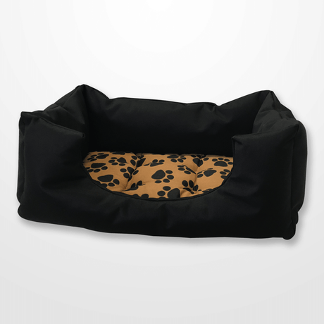 kutyaágy- fekete, barna párnával