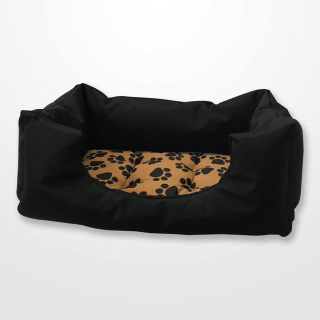 kutyaágy- fekete, barna párnával
