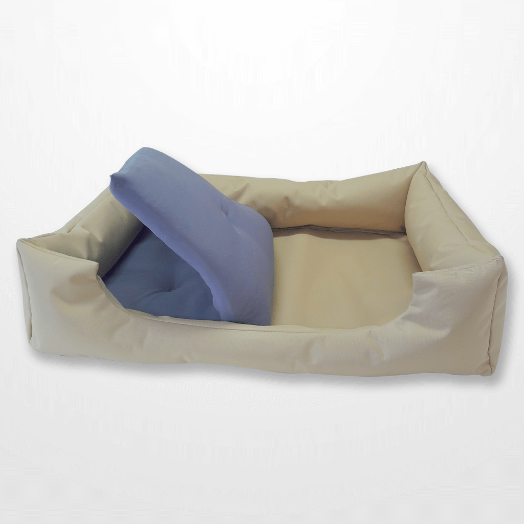 nagy kutyafekhely szürke kutyapárnával