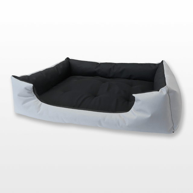 kutyafekhely szürke fekete közepes