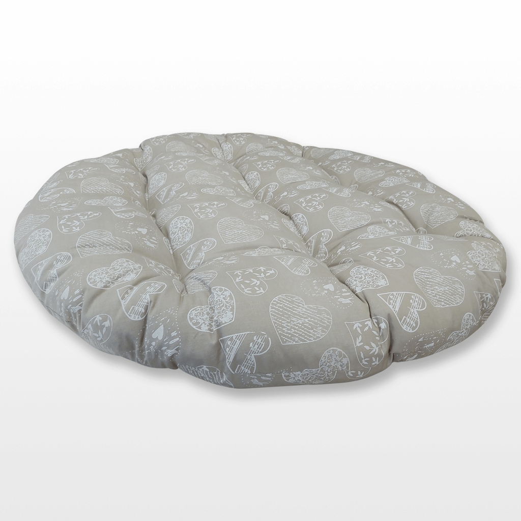 Papasan párna 120 cm-es Szív minta