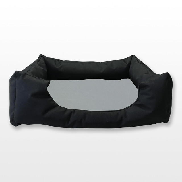 Kutyafekhely Közepes – Szürke-Fekete PTP /vízlepergető/ párnával