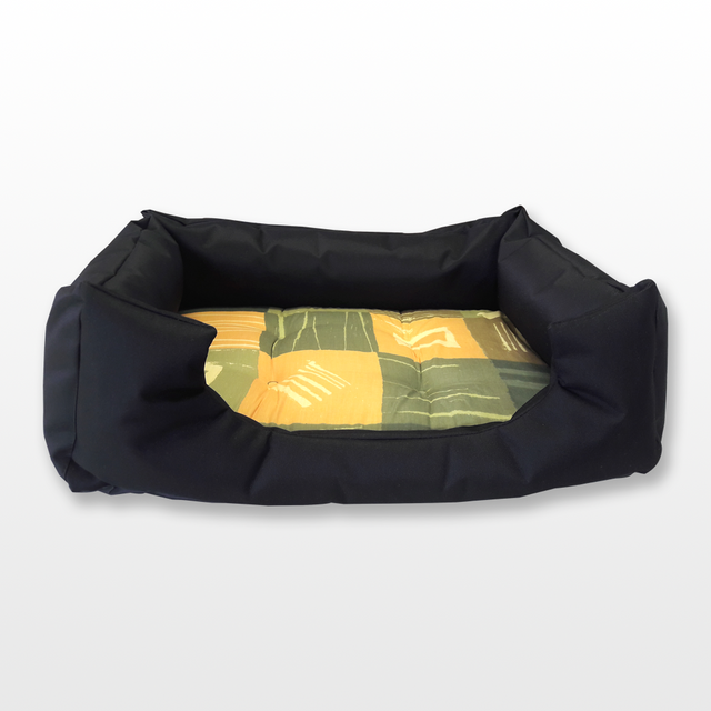 Kutyafekhely Közepes  – Zöld-új párnával