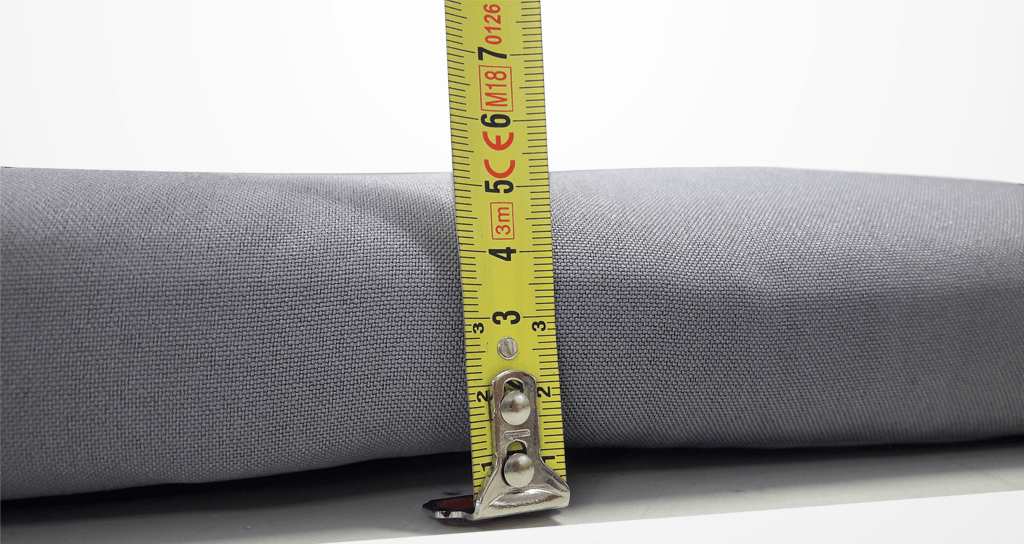 4-6cm vastagságú kutyapárna szürke uni