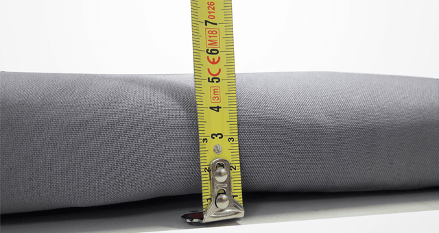 4-6cm vastagságú kutyapárna szürke uni