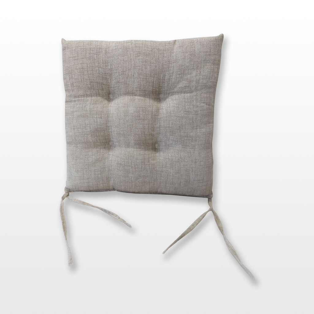 Ülőpárna 40×40 cm / Bézs - Raszter kötős