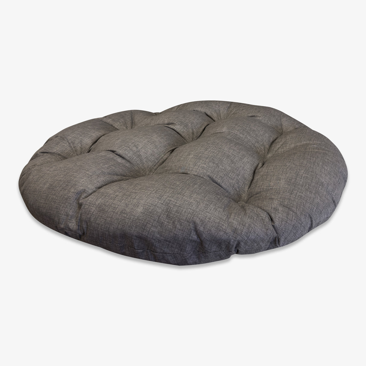 Papasan párna | 120 cm-es | Szürke-raszter mintás