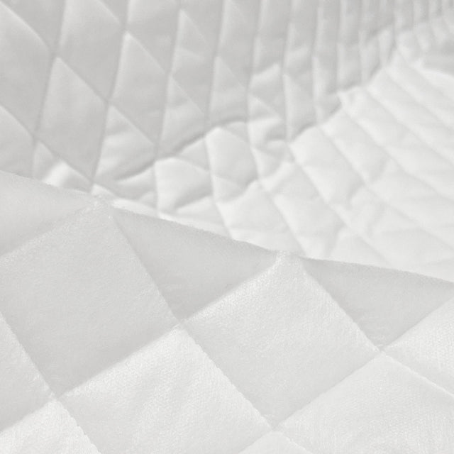 Steppelt méterárú / Fehér / 100% Pamut huzatanyag