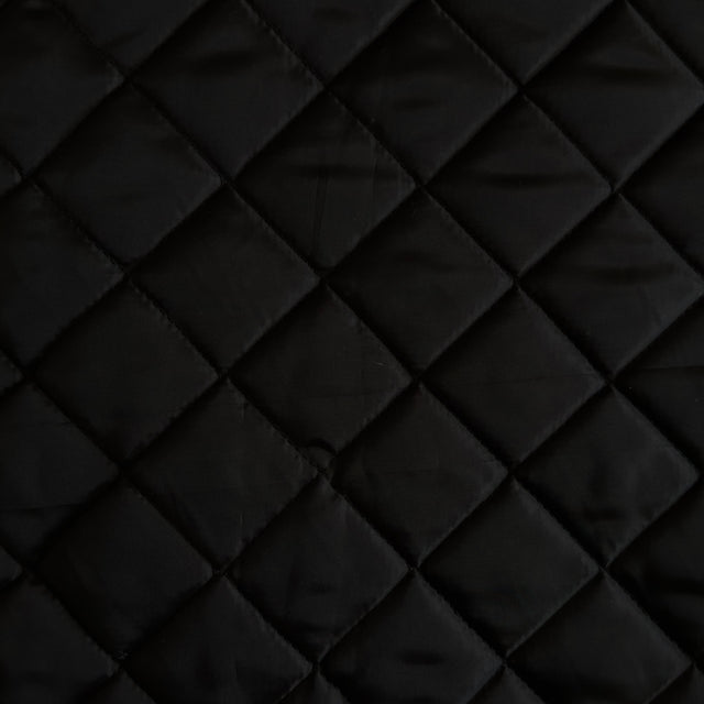 Steppelt méterárú / Fekete / Bélésselyem / 100% Poliészter huzatanyag