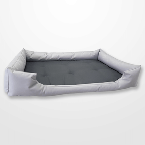 világos és sötét szürke kutyafekhely