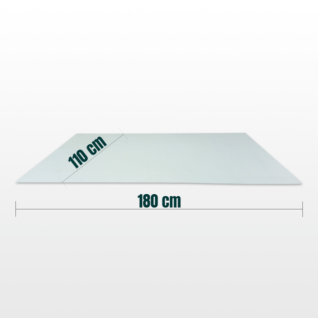 100% PE Fehér Tábla 180*110 cm
