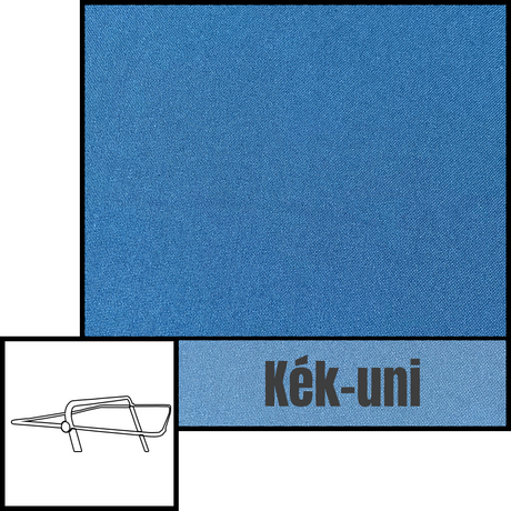 hintaágy tető huzat kék színben