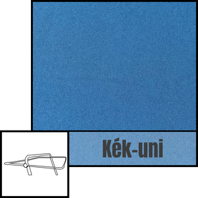 hintaágy tető huzat kék színben