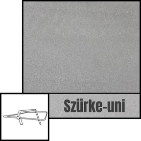 szürke színű hintaágy tető huzat