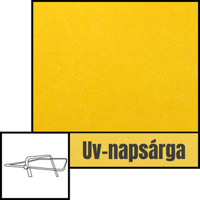 UV Napsárga Uni hintaágy tető huzat