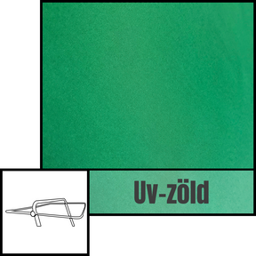 uv zold egyszínű hintaágy tető huzat