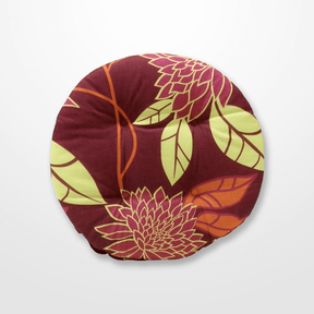 székpárna terrakotta színnel, kör alakban