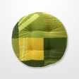 zöld és sárga kör ülőpárna