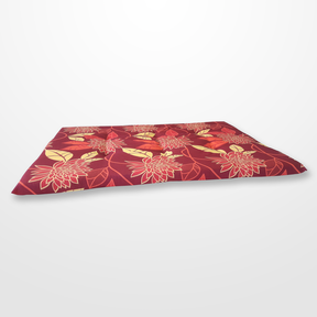 terrakotta színű anyagból készült kutyafekhely párna