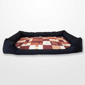 kisállat fekhely barna párnával