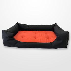 nagy terrakotta-fekete kutyafekhely