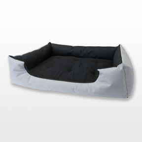 kutyafekhely szürke fekete közepes