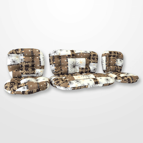 körasztalos bézs rattan szett